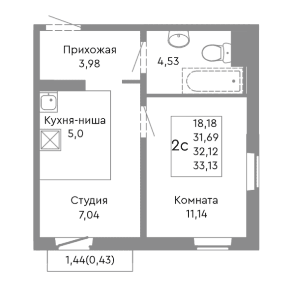 Евро-планировка квартиры