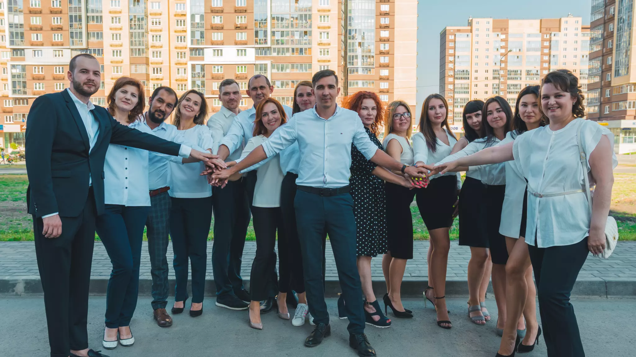 Команда ANB Недвижимость на совместном фотосете